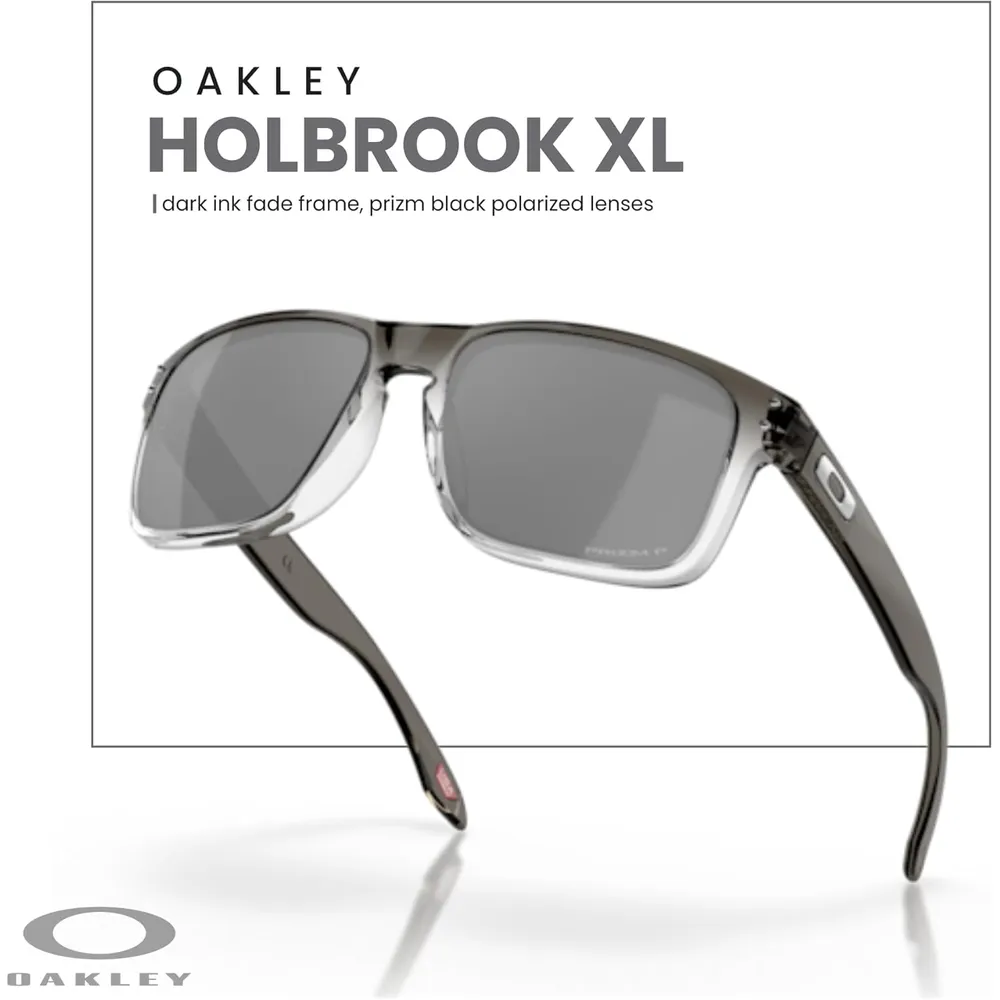 Oakley Holbrook OO9102 Gafas de sol para hombre | Dark Ink Fade / Prizm Black