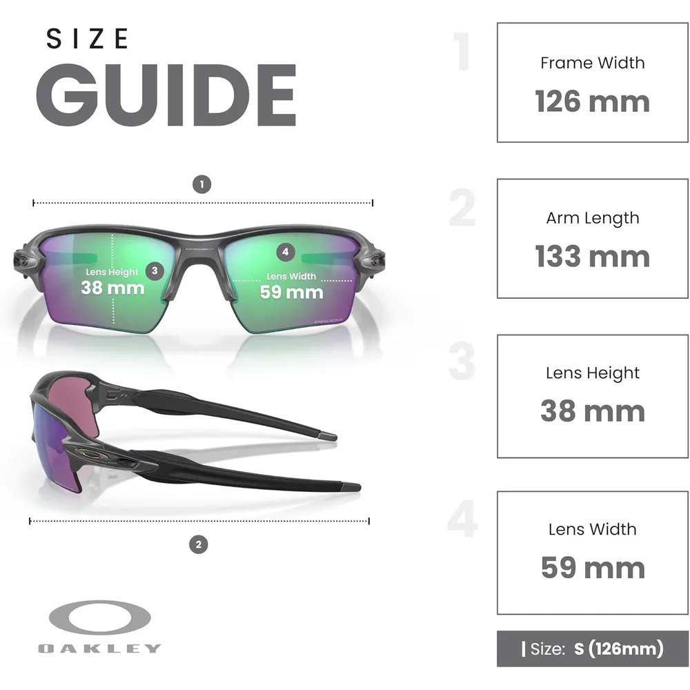 Oakley Flak 2.0 XL OO9188 Gafas de sol para hombre | Steel / Prizm Road Jade I