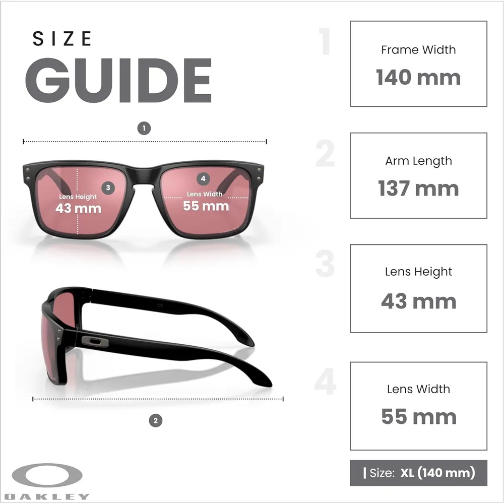 Oakley Holbrook OO9102 Gafas de sol para hombre | Matte Black / Prizm Dark Golf