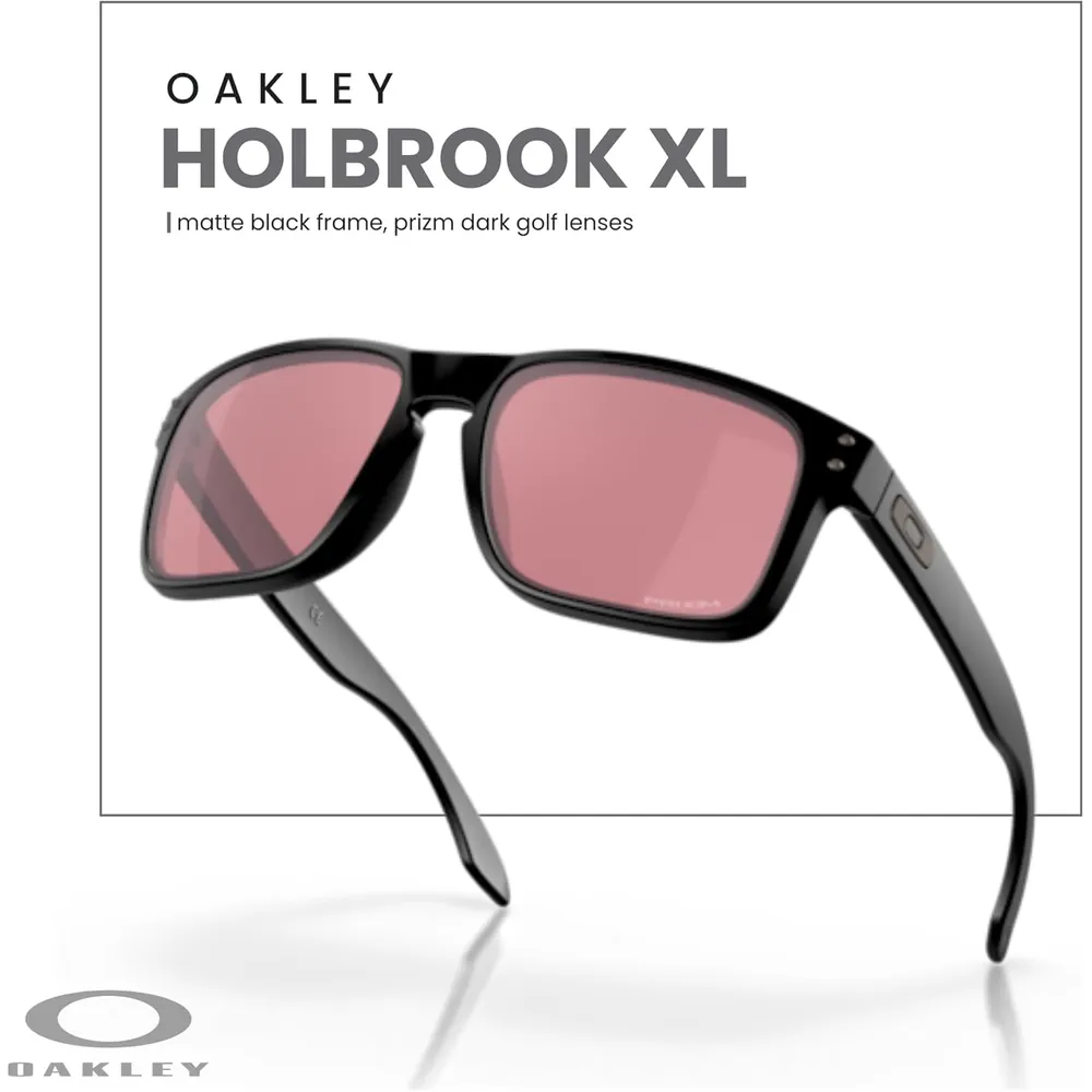 Oakley Holbrook OO9102 Gafas de sol para hombre | Matte Black / Prizm Dark Golf