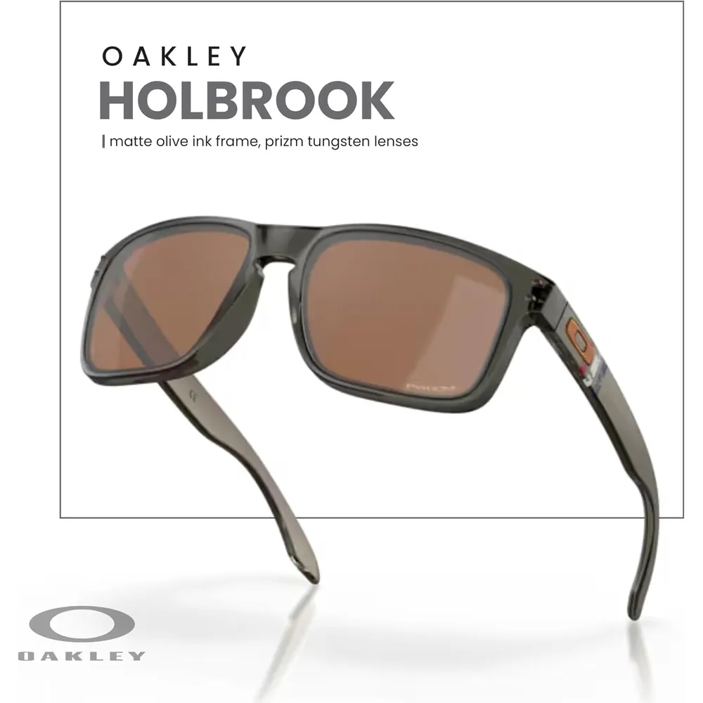Oakley Holbrook OO9102 Gafas de sol para hombre | Matte Olive Ink / Prizm Tungsten I