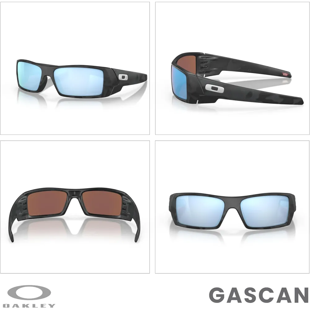 Oakley Gascan OO9014 Gafas de sol para hombre | Matte Black Camo / Prizm Deep Water I