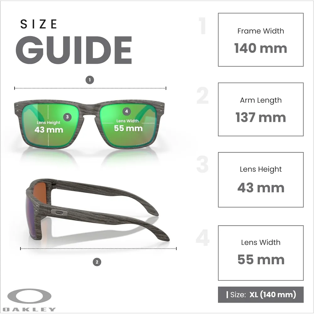Oakley Holbrook OO9102 Gafas de sol para hombre | Woodgrain / Prizm Shallow Water
