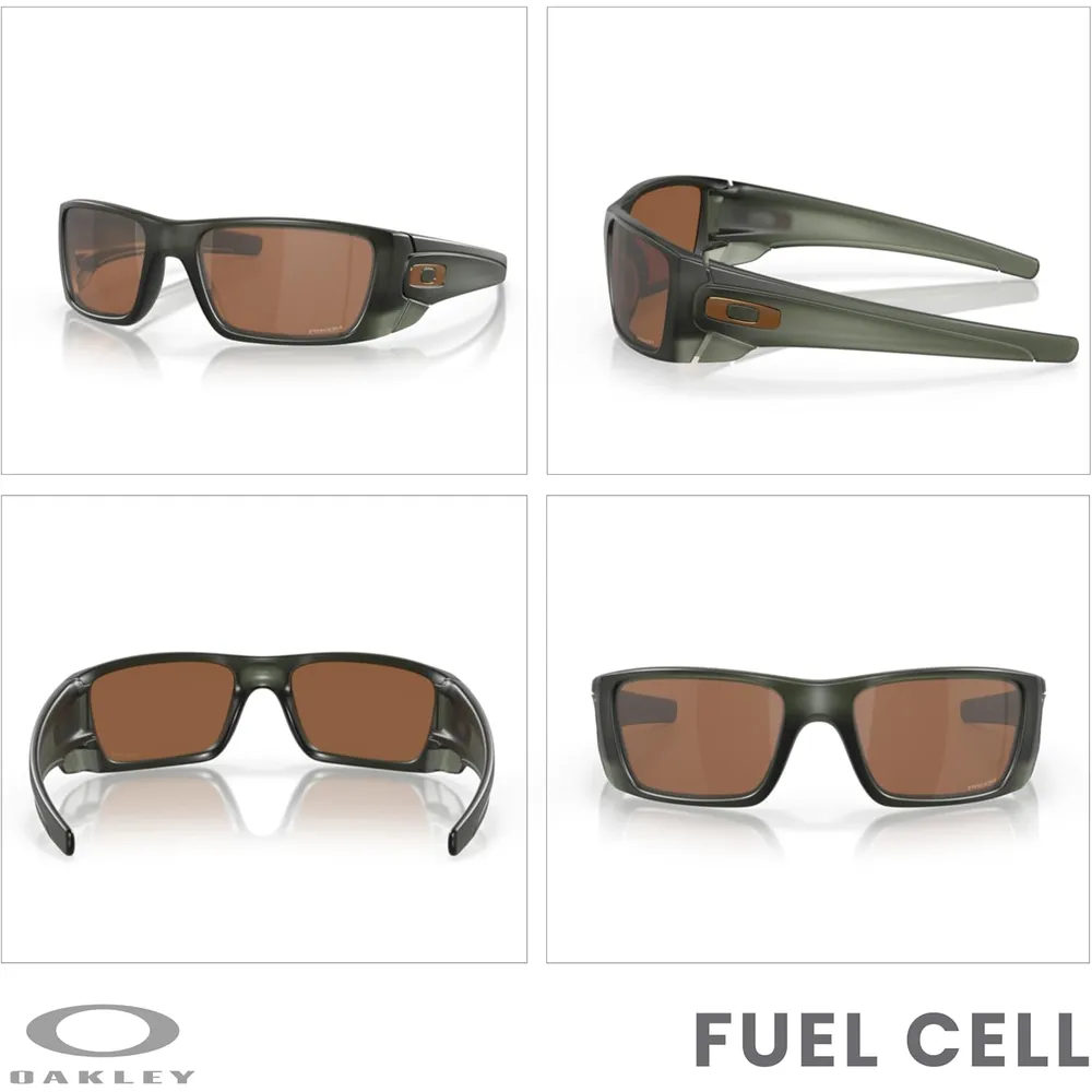 Oakley Fuel Cell OO9096 Gafas de sol para hombre | Matte Olive Ink / Prizm Tungsten I