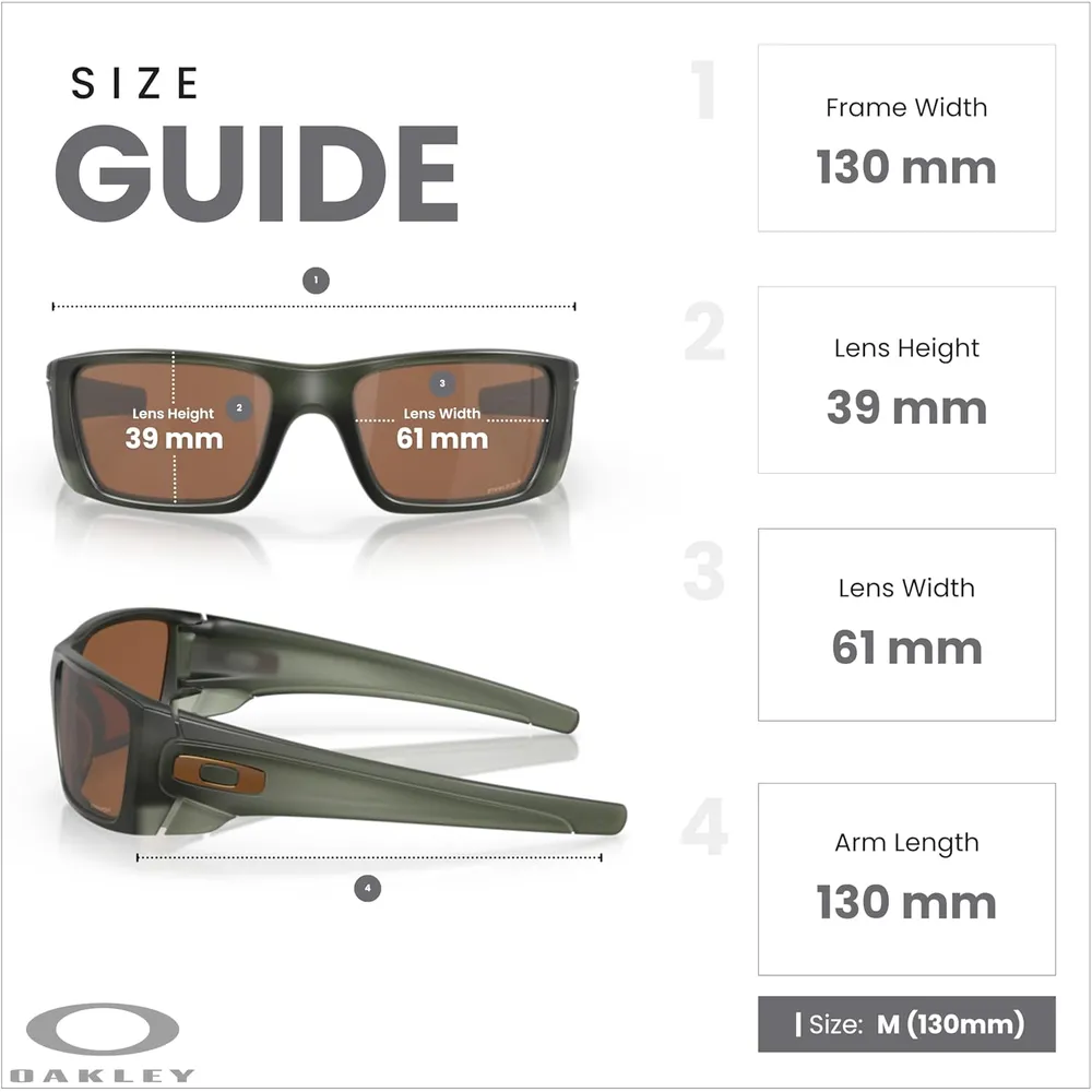 Oakley Fuel Cell OO9096 Gafas de sol para hombre | Matte Olive Ink / Prizm Tungsten I