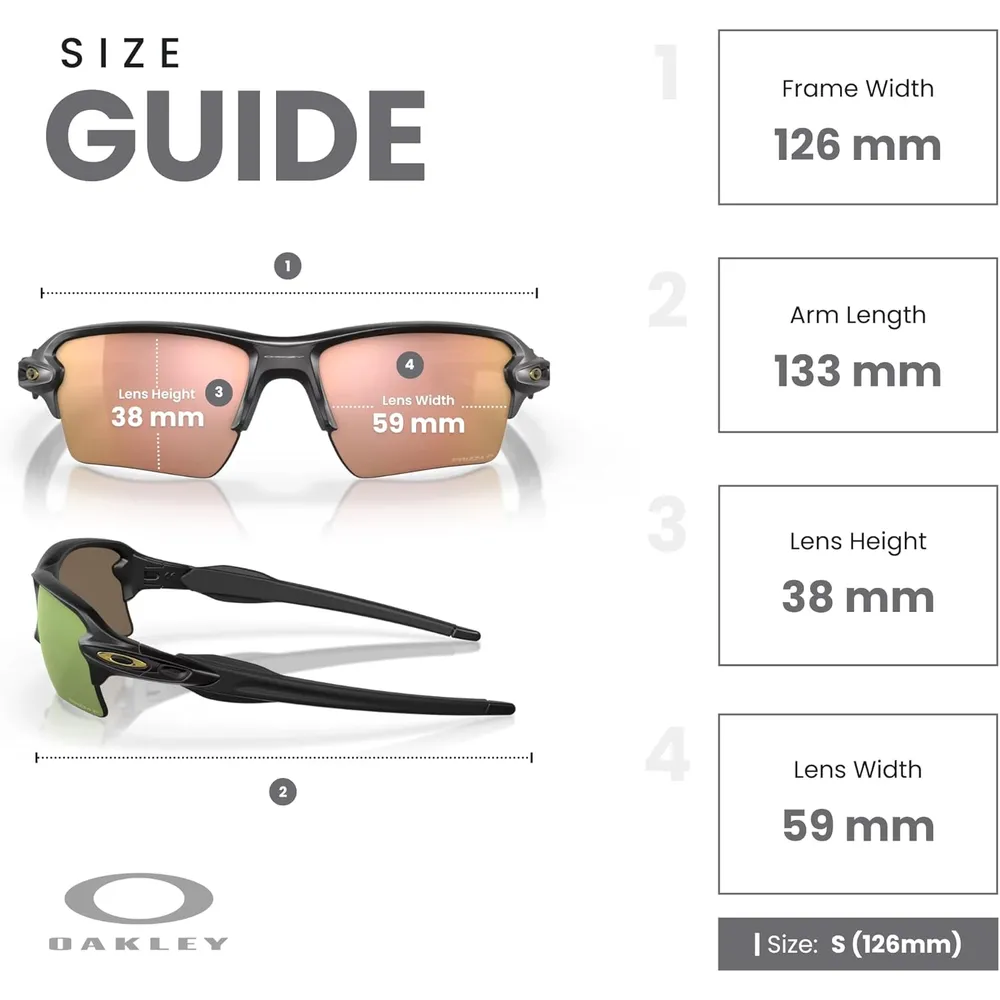 Oakley Flak 2.0 XL OO9188 Gafas de sol para hombre | Matte Black / Prizm Rose Gold I