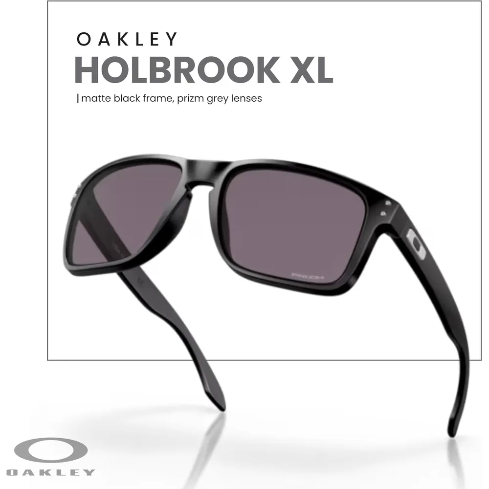 Oakley Holbrook XL OO9417 Gafas de sol para hombre | Matte Black / Prizm Grey I