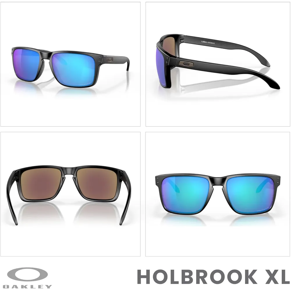 Oakley Holbrook XL OO9417 Gafas de sol para hombre | Matte Black / Prizm Sapphire