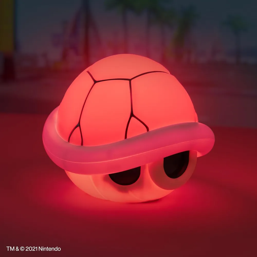 Paladone Super Mario, lámpara caparazón rojo con sonido oficial