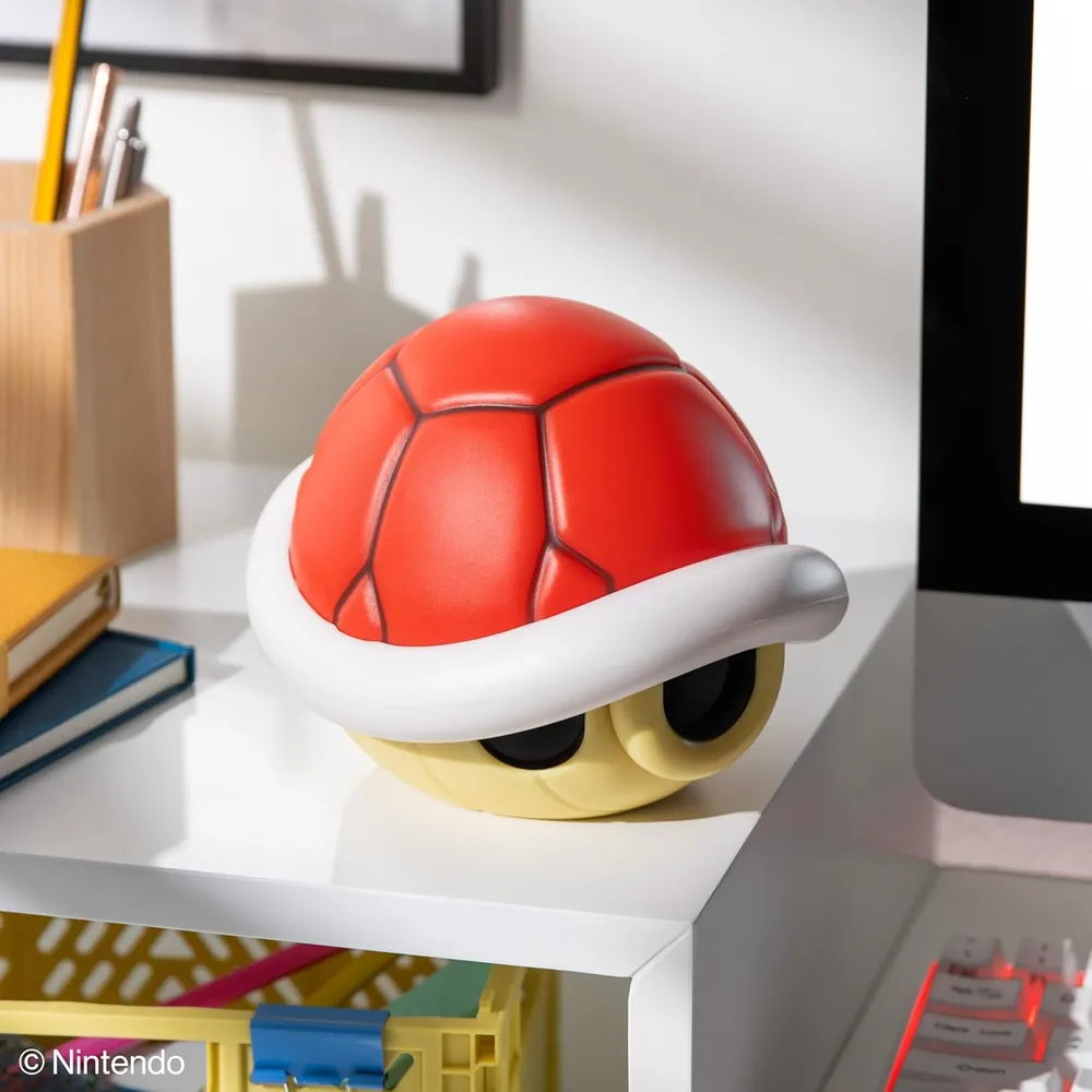 Paladone Super Mario, lámpara caparazón rojo con sonido oficial