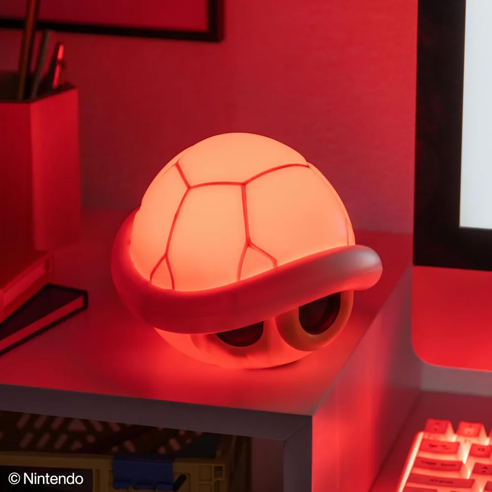 Paladone Super Mario, lámpara caparazón rojo con sonido oficial