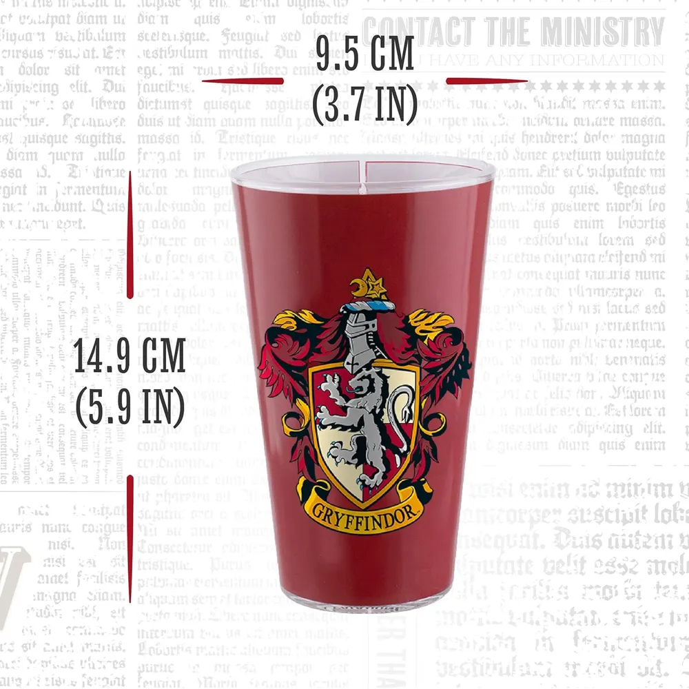 Paladone Harry Potter Hogwarts House Crest, set 4 vasos oficial