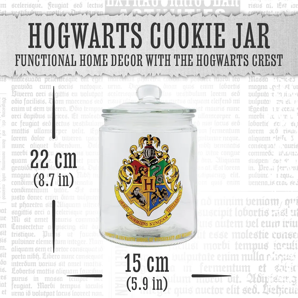 Paladone Harry Potter Hogwarts, tarro galletas cristal oficial