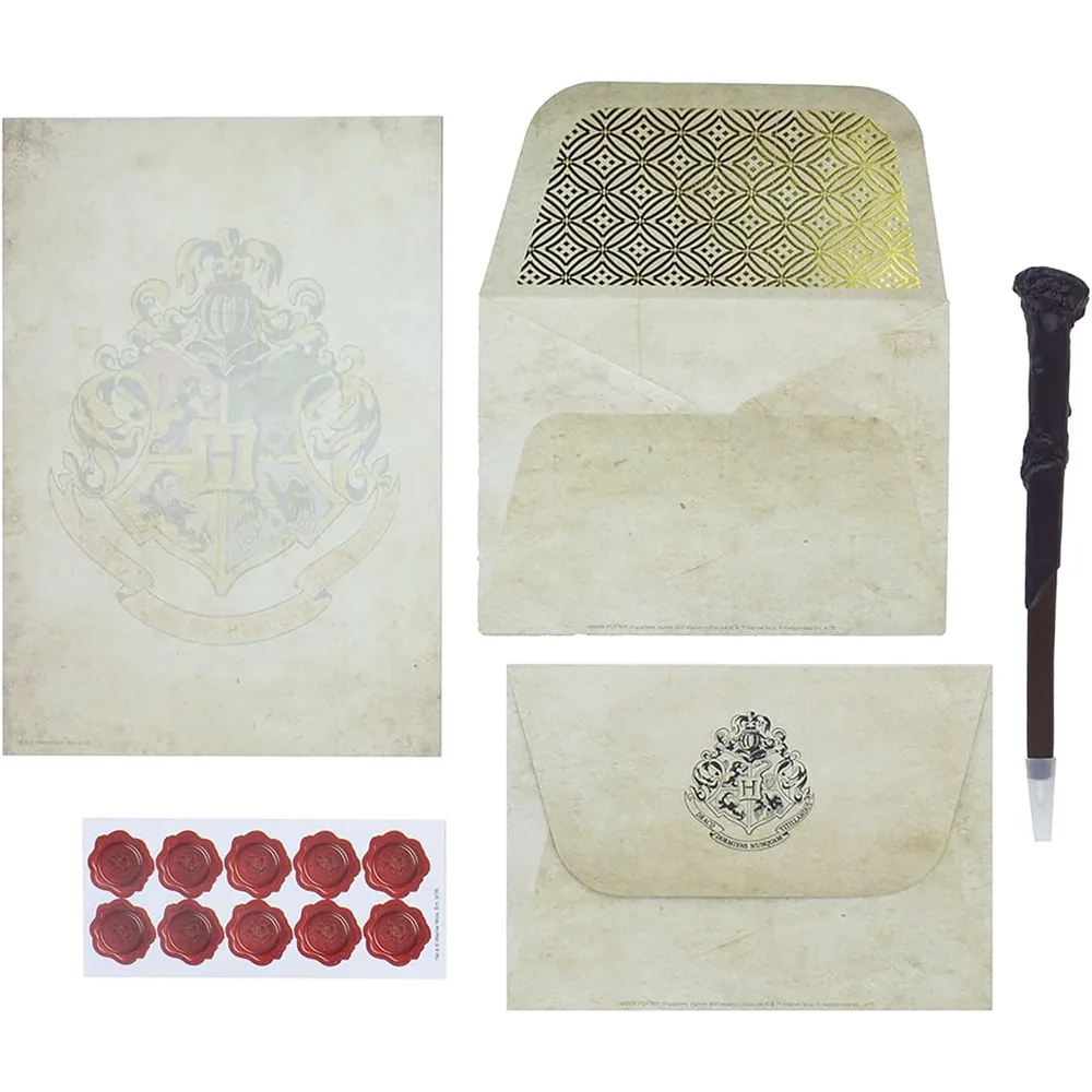 Paladone Harry Potter, juego taza de viaje y escritura Escudo de Hogwarts oficial