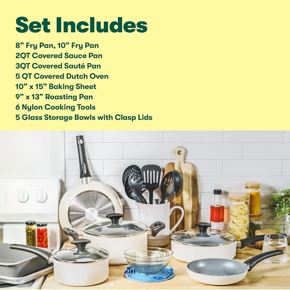 JUEGO DE COCINA BELLA 21 PIEZAS