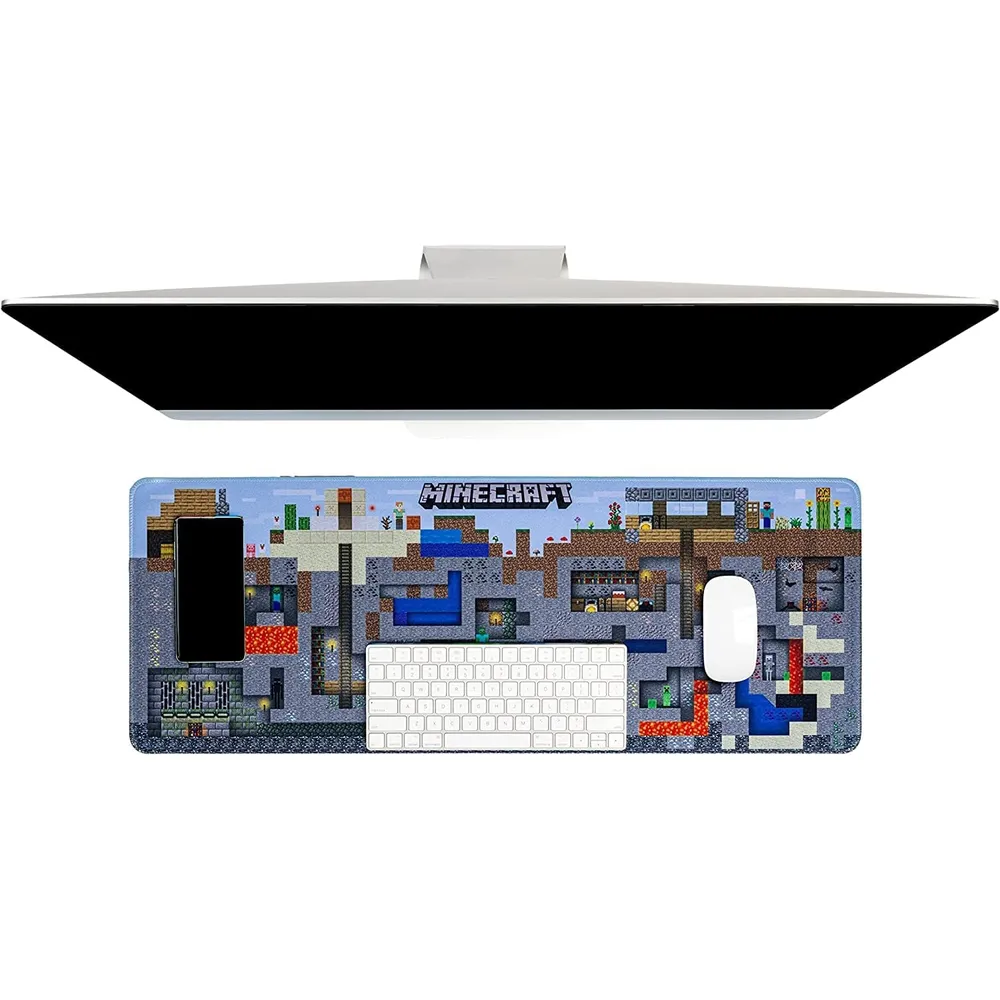 Paladone Minecraft Mining World, alfombrilla grande para juegos