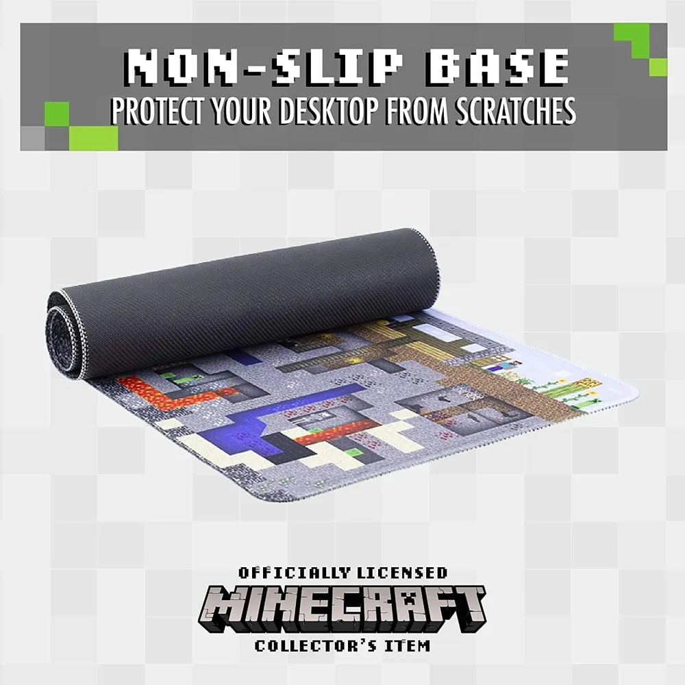 Paladone Minecraft Mining World, alfombrilla grande para juegos