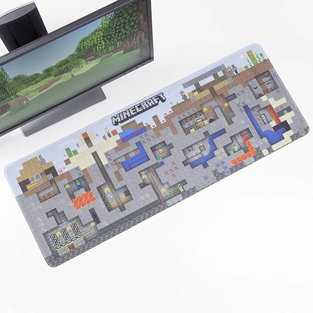 Paladone Minecraft Mining World, alfombrilla grande para juegos