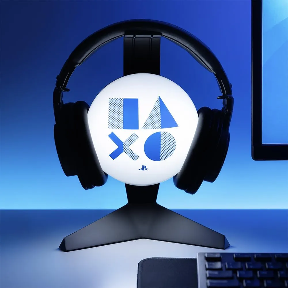Paladone PlayStation, soporte iluminado para auriculares gamers