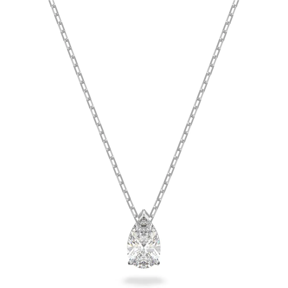 SWAROVSKI COLLAR PENDIENTE REDONDO ATTRACT ACABADO RODIO PARA MUJER | RODIO
