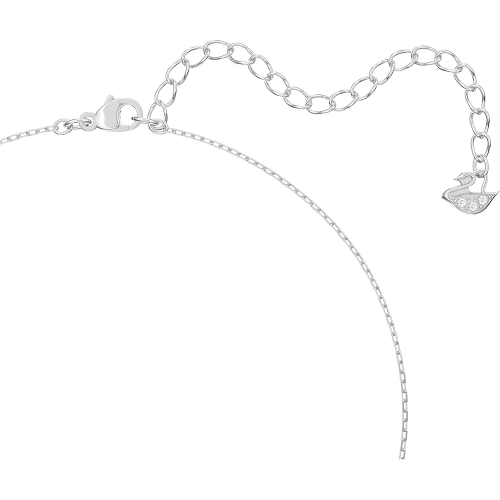 SWAROVSKI COLLAR PENDIENTE REDONDO ATTRACT ACABADO RODIO PARA MUJER | RODIO