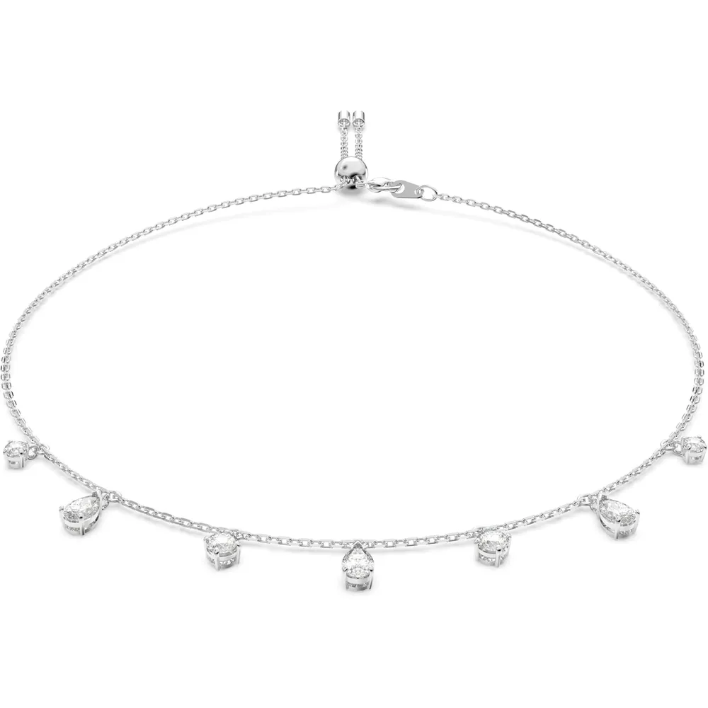 SWAROVSKI COLLAR CHOKER CRISTALES ATTRACT ACABADO RODIO PARA MUJER | RODIO