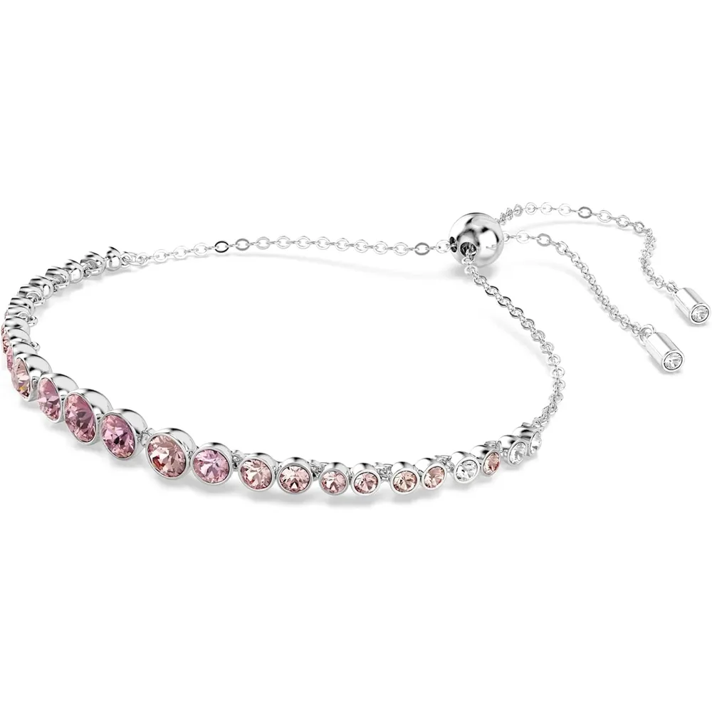 SWAROVSKI PULSERA REDONDA EMILY ACABADO RODIO PARA MUJER | ROSA /RODIO