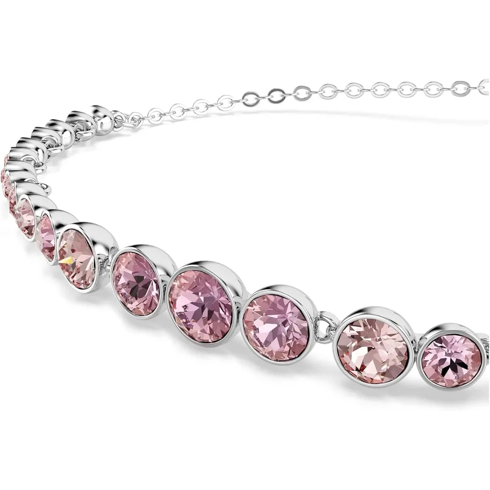 SWAROVSKI PULSERA REDONDA EMILY ACABADO RODIO PARA MUJER | ROSA /RODIO
