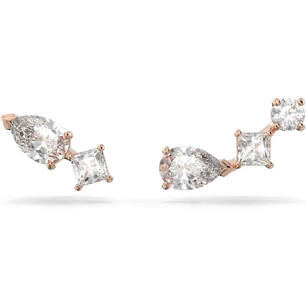 SWAROVSKI ARETES STUD MIX CRISTALES ATTRACT ACABADO ORO ROSA PARA MUJER | ORO ROSA