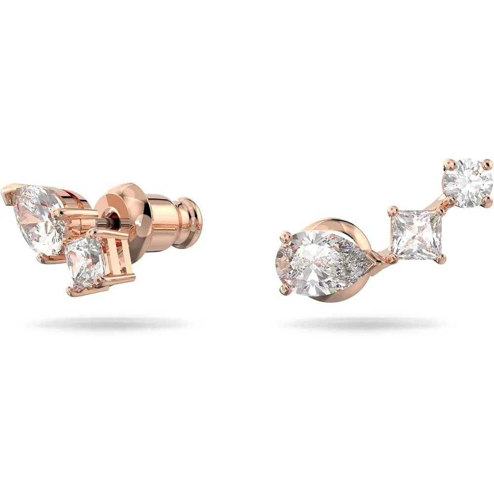 SWAROVSKI ARETES STUD MIX CRISTALES ATTRACT ACABADO ORO ROSA PARA MUJER | ORO ROSA