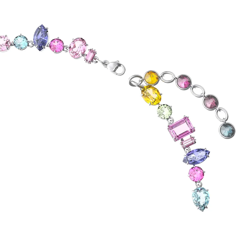 SWAROVSKI COLLAR CRISTALES MIXTOS GEMA ACABADO RODIO PARA MUJER | MULTICOLOR