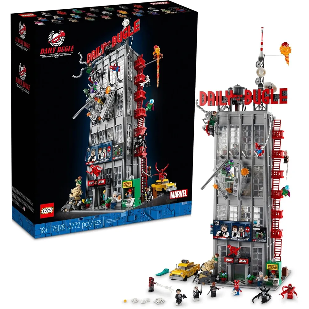 LEGO MARVEL SPIDER-MAN DAILY BUGLE SET CON 25 MINIFIGURAS