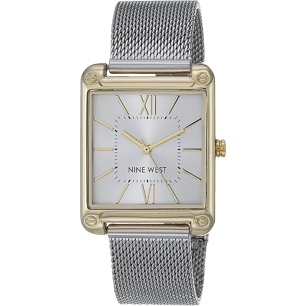 Nine West NW/2090CHGB reloj femenino | 29 mm - Plateado/Oro
