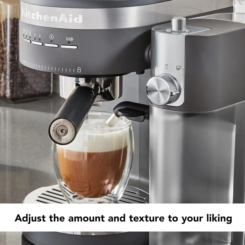 KITCHENAID KESMK5, ACCESORIO ESPUMADOR AUTOMÁTICO DE LECHE METÁLICO NEGRO