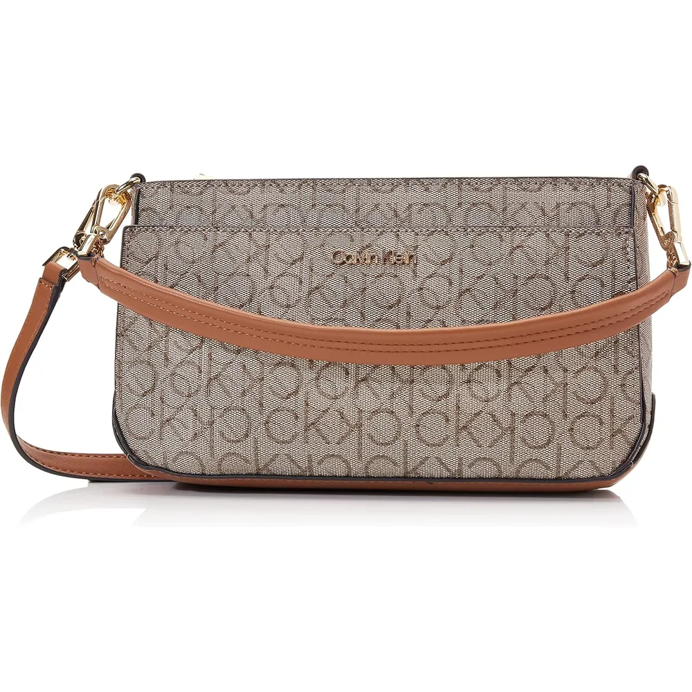Calvin Klein | Bolso de Hombro Lucy con Triple Compartimento para Mujer