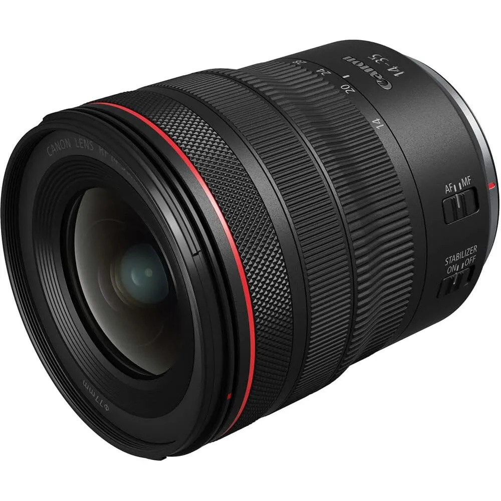 Canon zoom gran angular RF 14-35mm F4 L IS USM | Negro