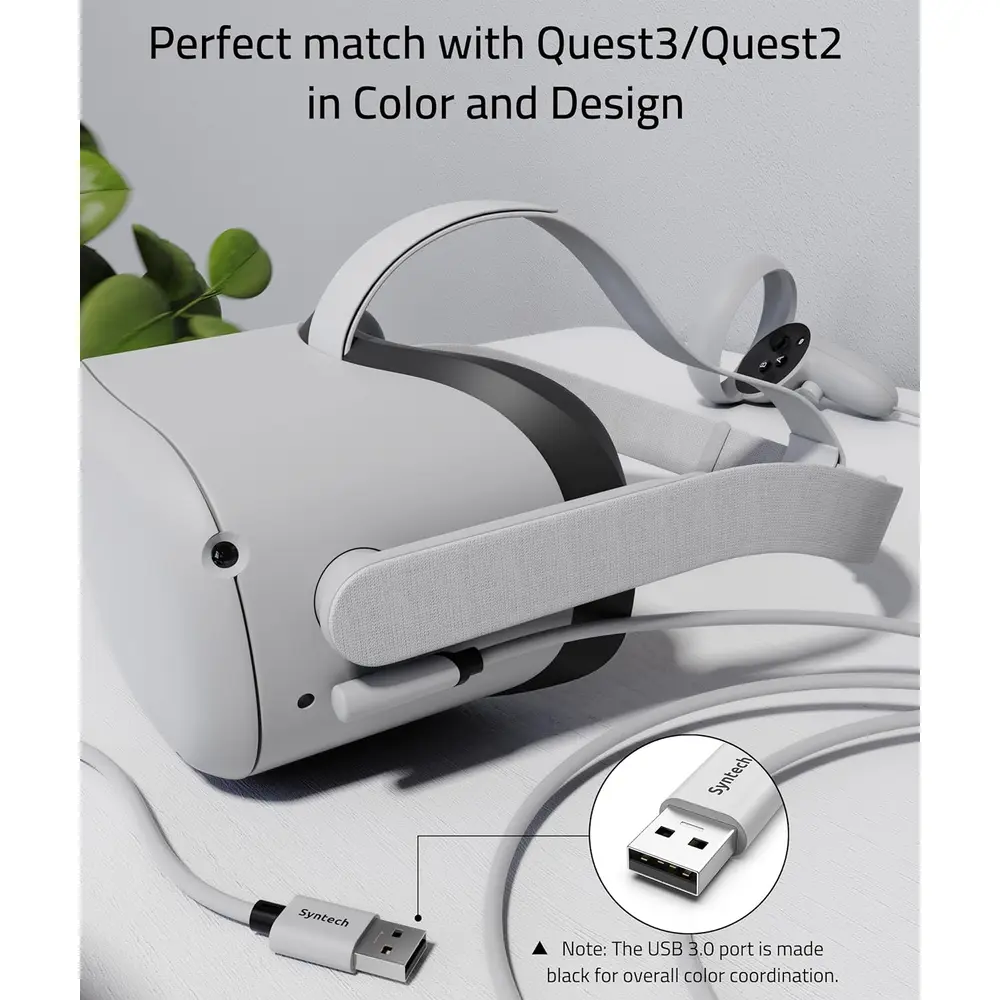 CABLE LINK SYNTECH 5 M USB-A A USB-C PARA META QUEST 3