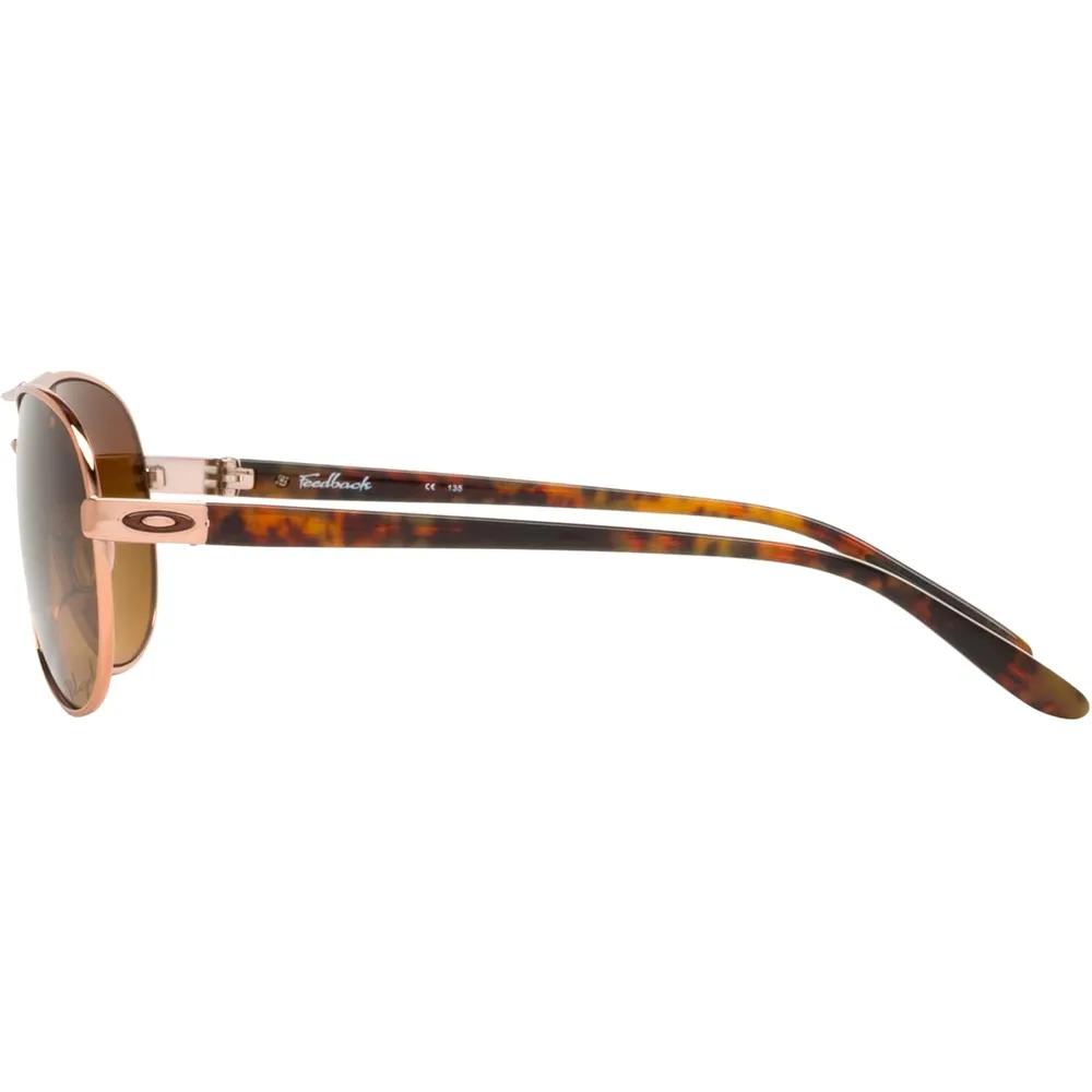Oakley Feedback OO4079 Gafas de sol para hombre | Rose Gold / Brown Gradient