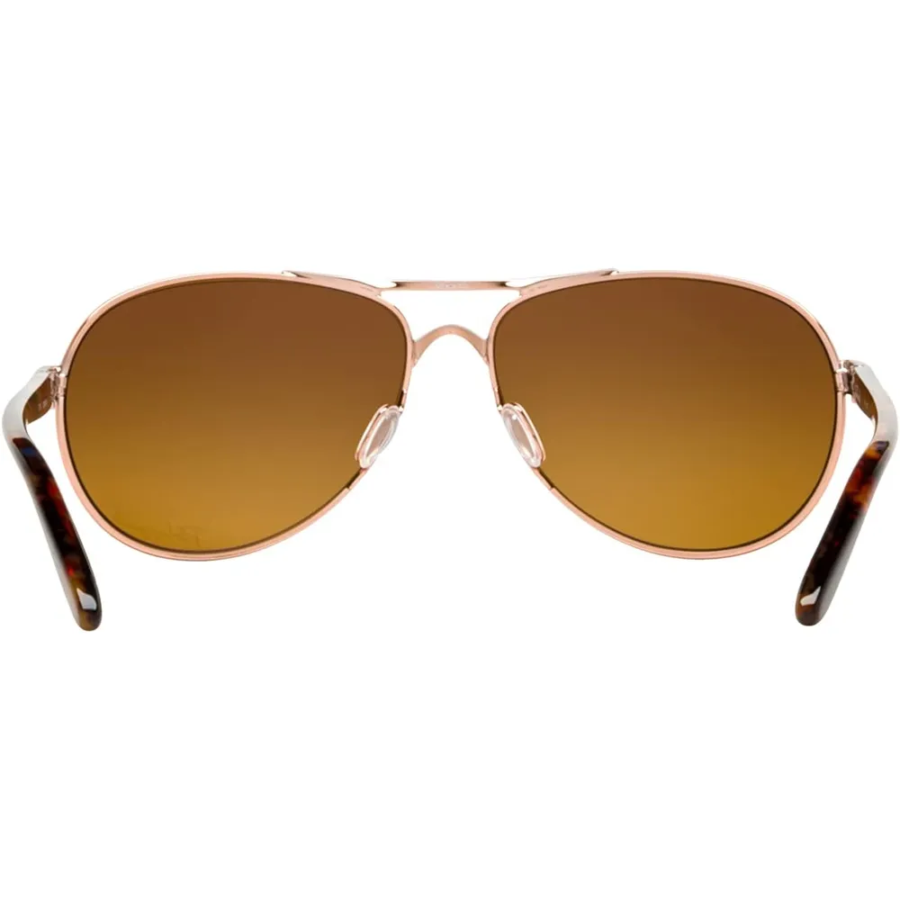 Oakley Feedback OO4079 Gafas de sol para hombre | Rose Gold / Brown Gradient