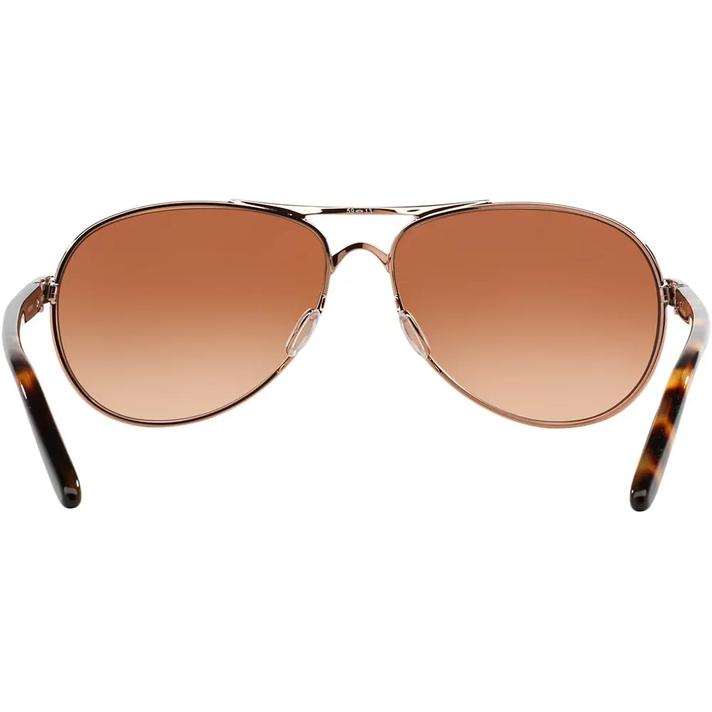 Oakley Feedback OO4079 Gafas de sol para hombre | Rose Gold / Vr50 Brown Gradient