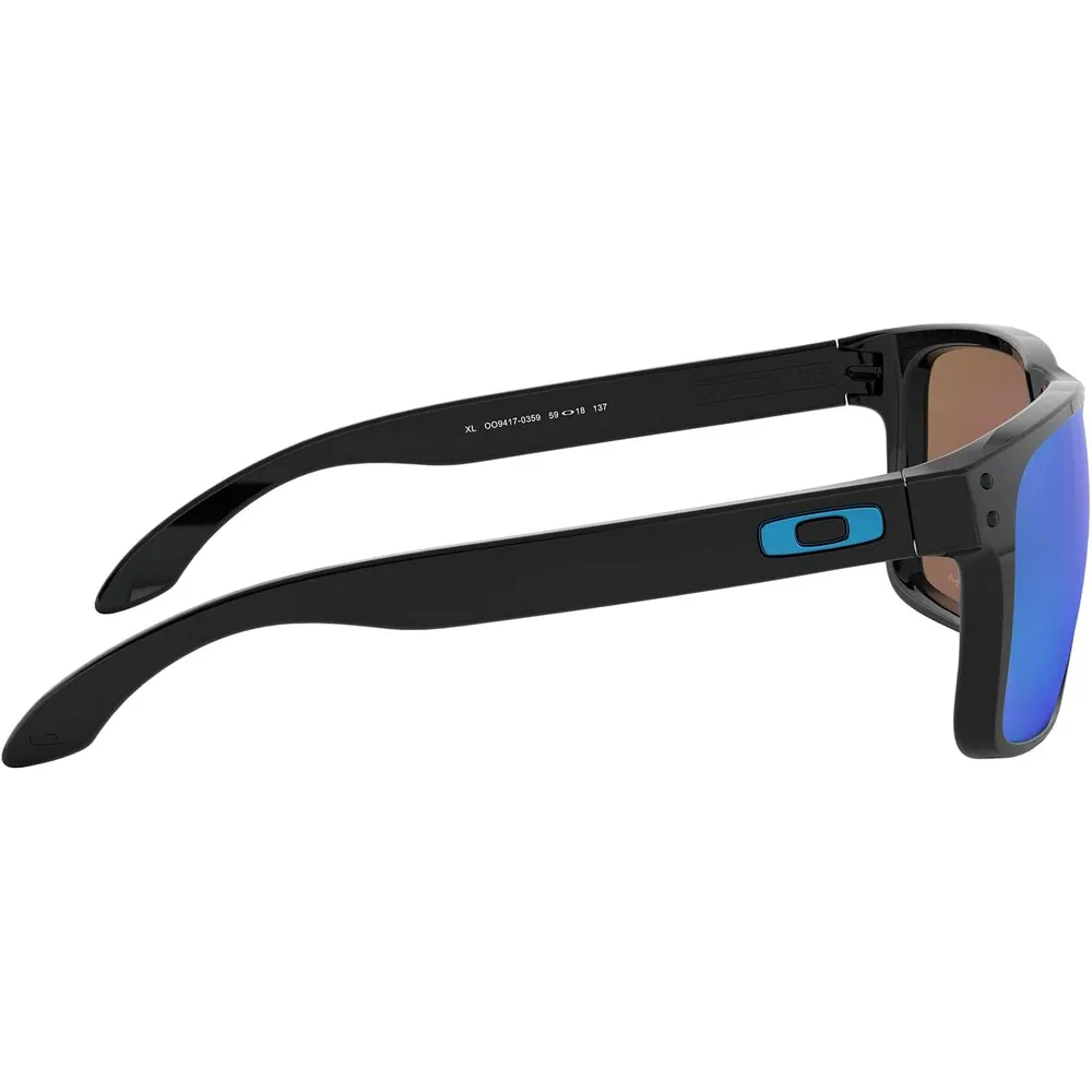 Oakley Holbrook XL OO9417 Gafas de sol para hombre | Polished Black / Prizm Sapphire