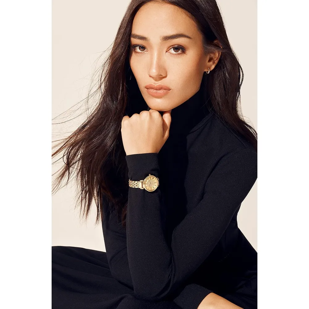 Anne Klein AK/2159SVSV reloj para mujer | 30 mm - Gold/Crystals