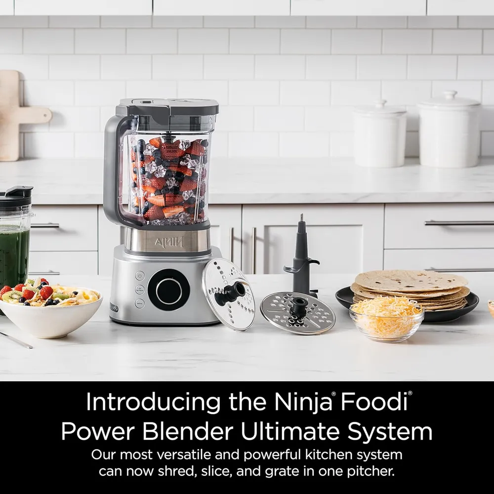 NINJA LICUADORA Y PROCESADOR FOODI POWER SS401 72 OZ / 2.13 L | PLATEADO