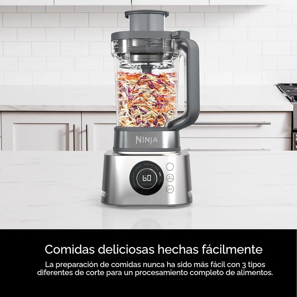 NINJA LICUADORA Y PROCESADOR FOODI POWER SS401 72 OZ / 2.13 L | PLATEADO