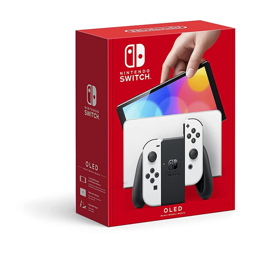 NINTENDO SWITCH MODELO OLED CON CONSOLA JOY-CON BLANCA (DISPONIBLES EN CANTIDADES LIMITADAS)