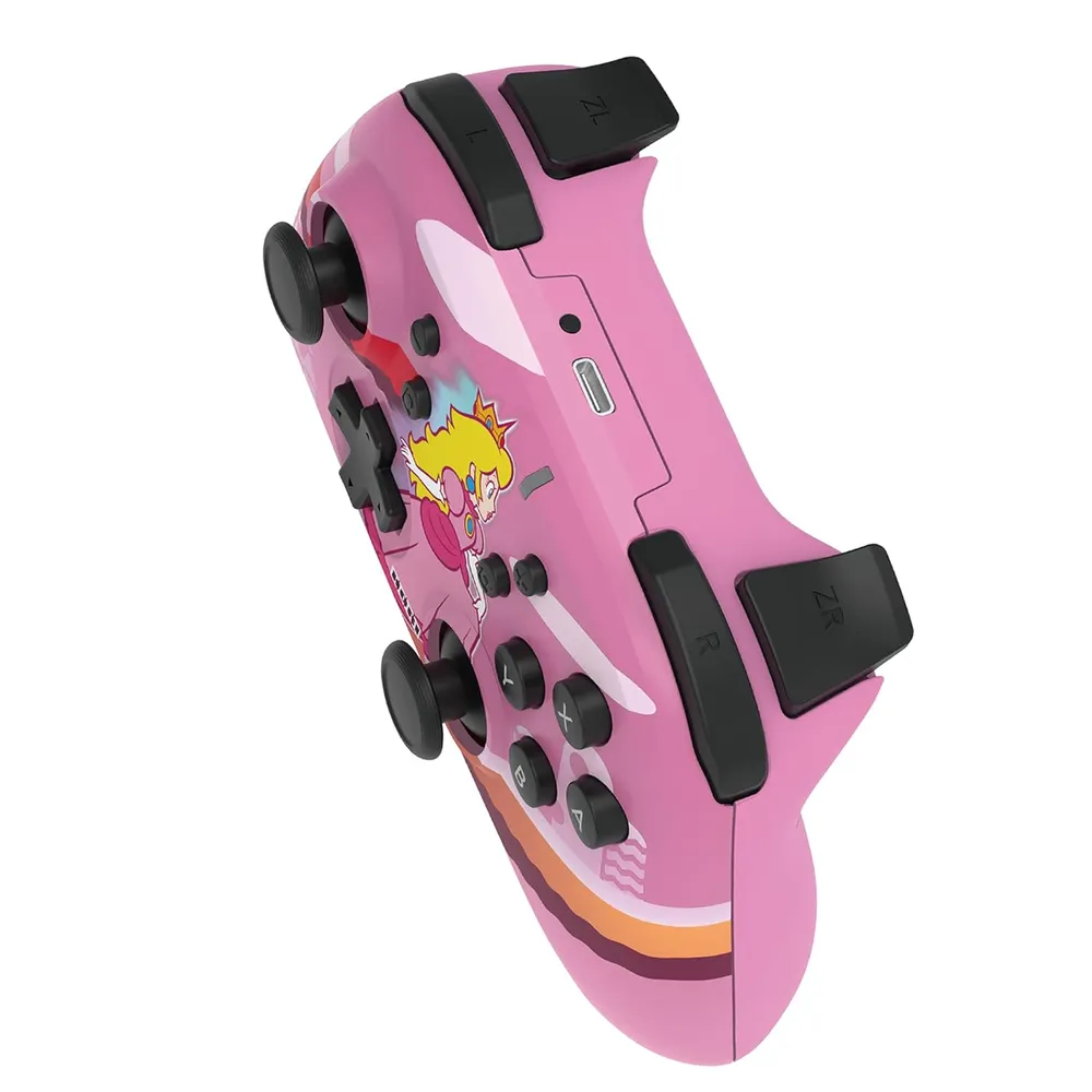 HoriPad Pro Peach para Nintendo Switch - Licenciado por Nintendo