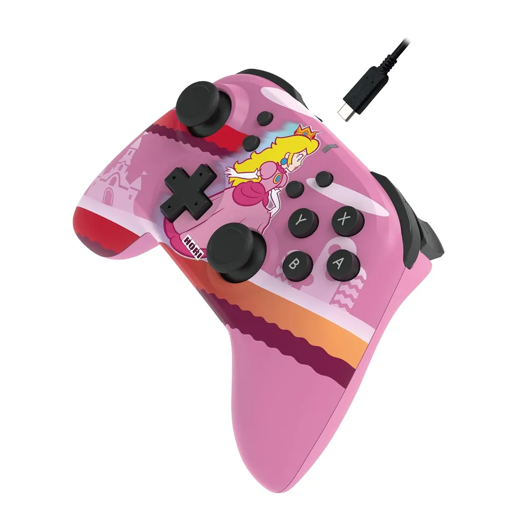 HoriPad Pro Peach para Nintendo Switch - Licenciado por Nintendo