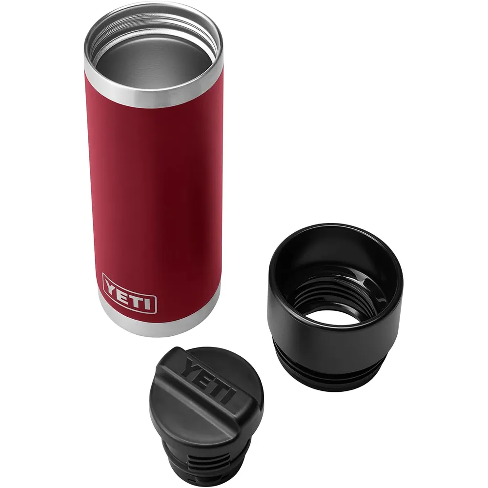 YETI Botella Rambler Térmica con Tapa Hot Shot de 18 oz | Rojo Oscuro