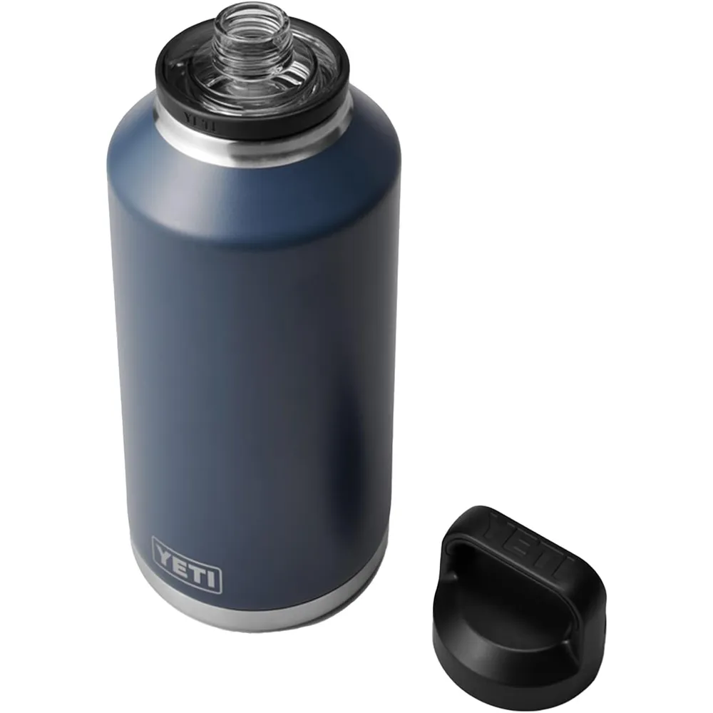 YETI Botella Rambler con Tapa de Chupón de 64 oz | Azul Marino