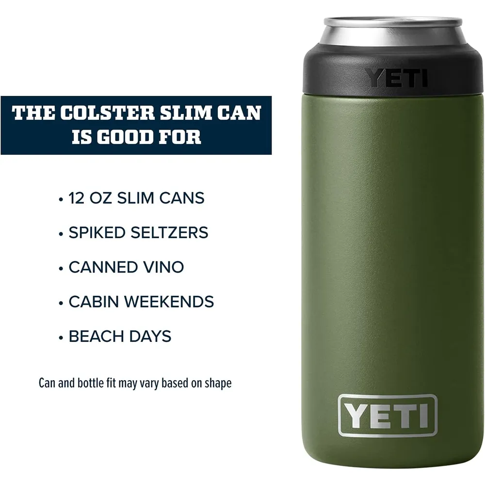 b098z37zld_3_webp.webp YETI Rambler Aislador de Latas Insertable de 12 oz | Verde Olivo